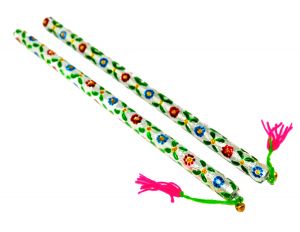 Mino Dandiya Staicks - Silver