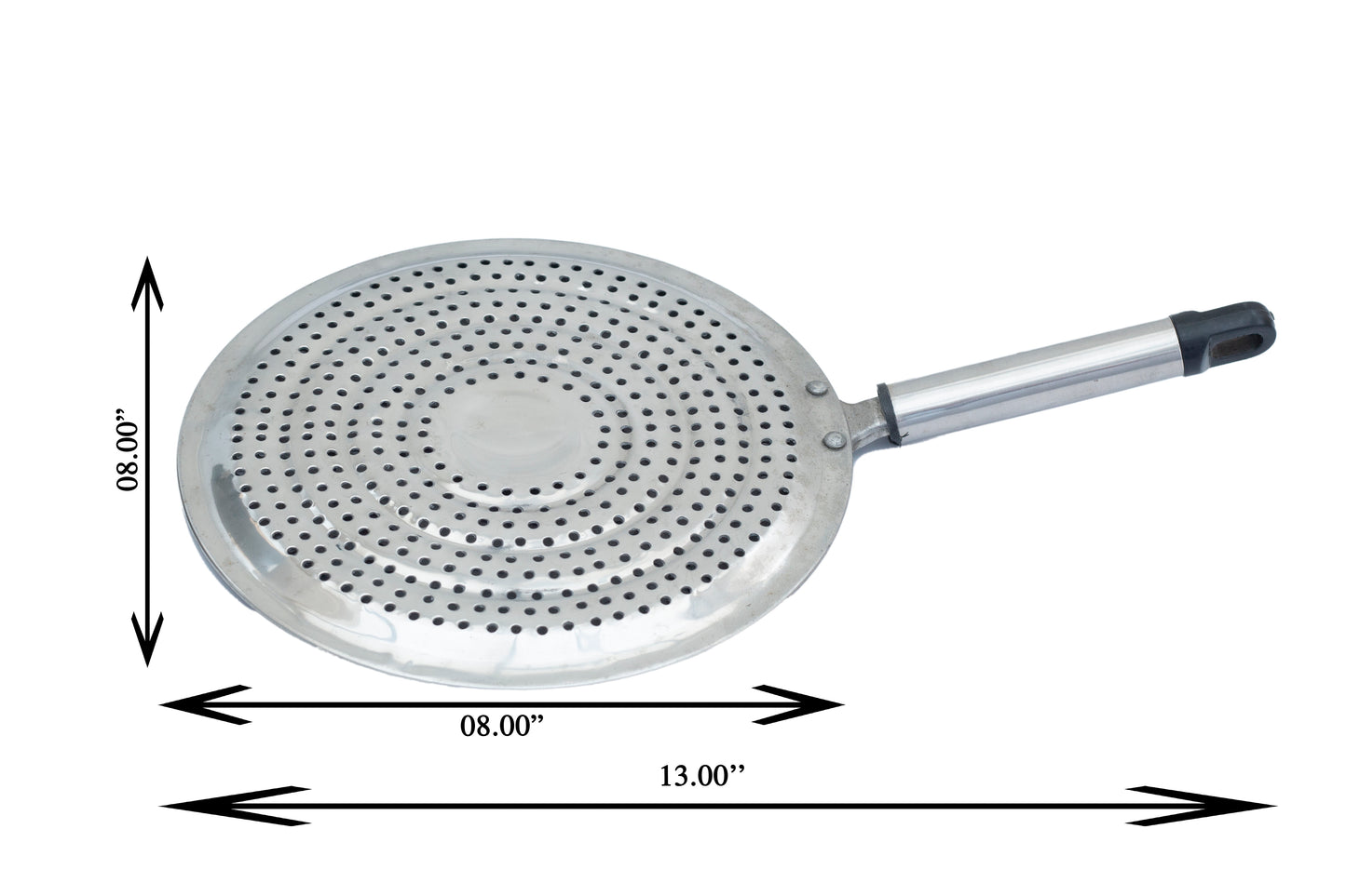 Stainless Steel Roaster Papad Jali, Roti Grill, Chapati, Barbecue Grill with Sturdy handle