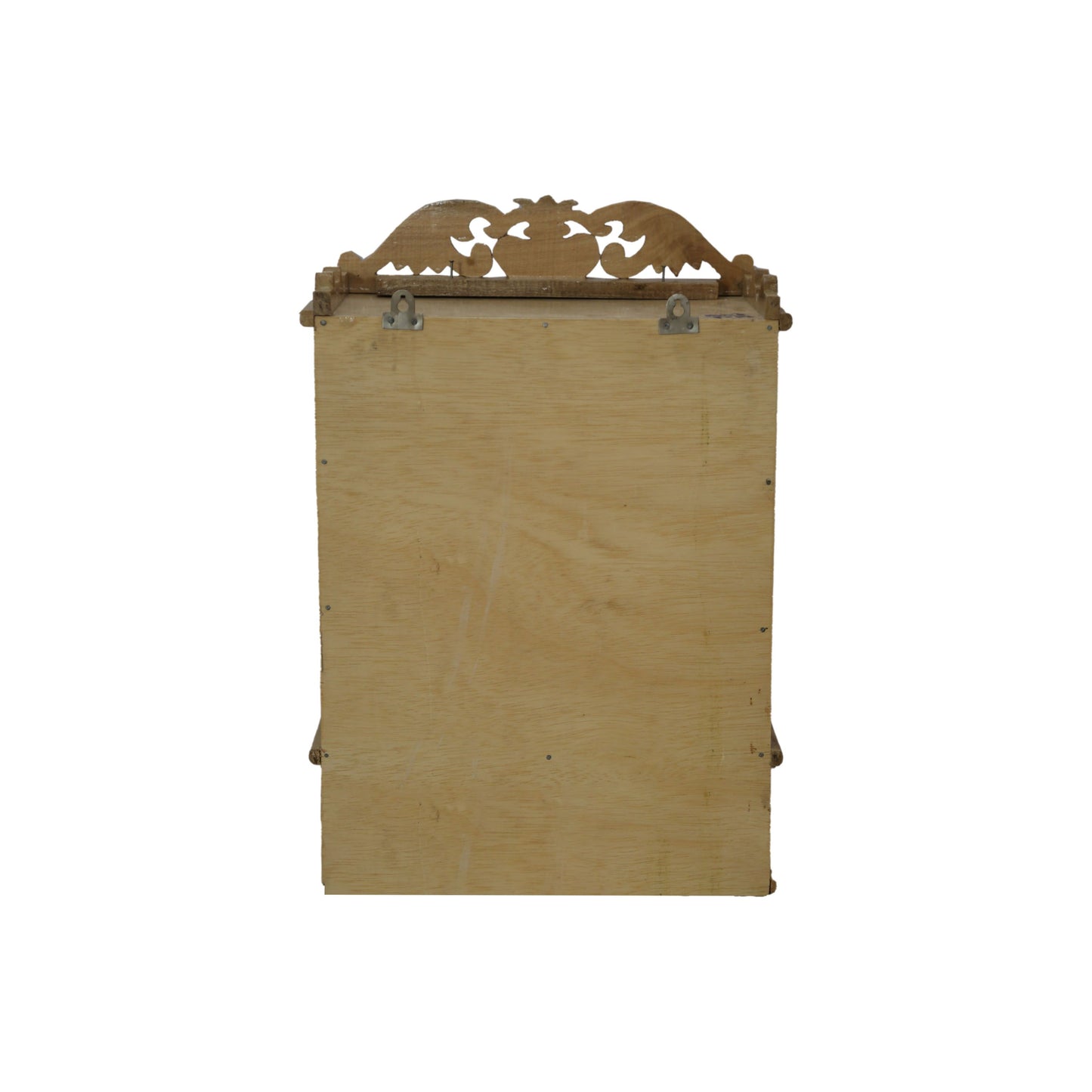 Savan Wood Carved Puja Mandir with door (12 x 6 x 18 Inches)