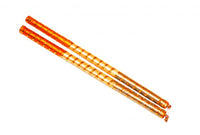 100 Pairs Sartin Dandiya Sticks - Triranga Dandiay Sticks