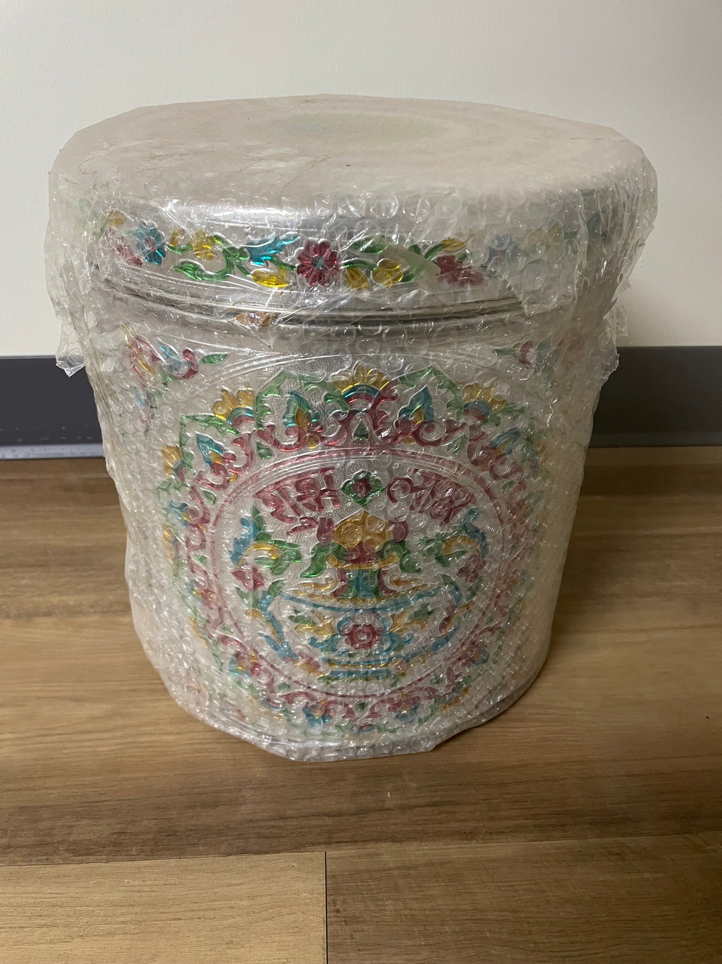 Gujarati Wedding Matli Dabba set  (SS Dabba with Oxidised / Mino covers)