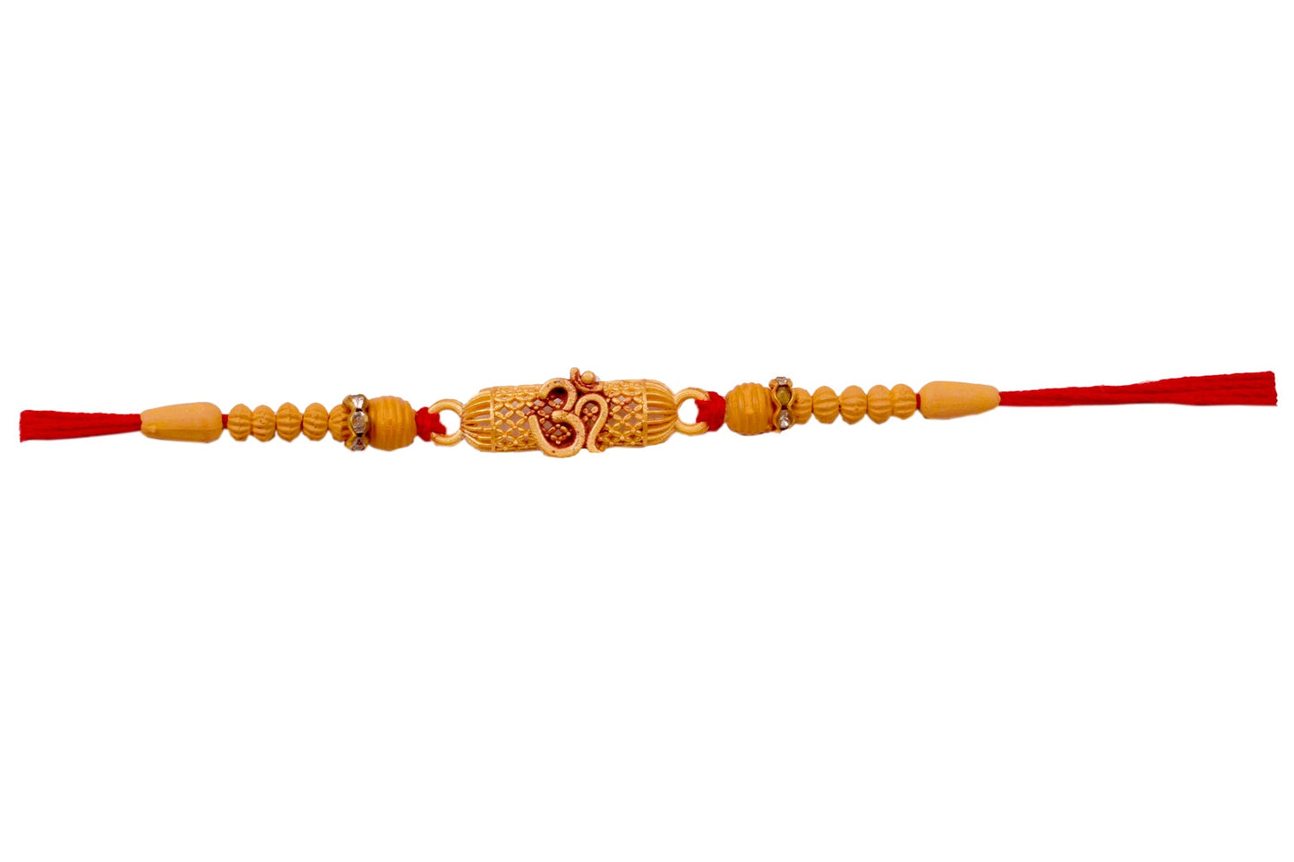 12 Om Rakhis with elegant Designs  - Bulk Rakhis - Pack of 12