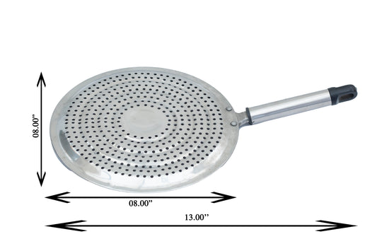 Stainless Steel Roaster Papad Jali, Roti Grill, Chapati, Barbecue Grill with Sturdy handle