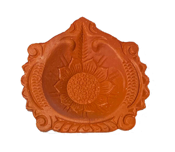 Diwali Diya - 12 Pcs - Clay Diyas