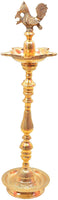 Brass Mahabharat Diya Inauguration Lamp for Pooja ( Size 54 ) Diwali Décor